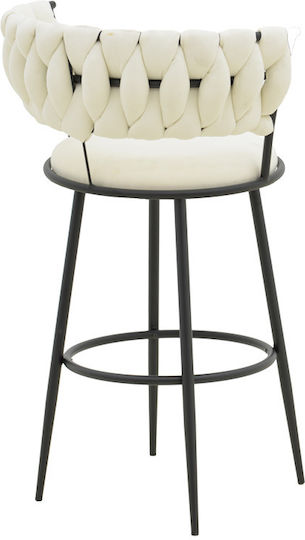 Pakketo Barhocker Ecru 2 Stück 50x56x95 cm Pakketo Barhocker Ecru 2 Stück 50x56x95 cm