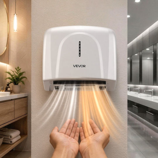 Vevor Hand Dryer Plastic with Sensor 1.3kW BGSGSJYSZDGY2PXIW001V2
