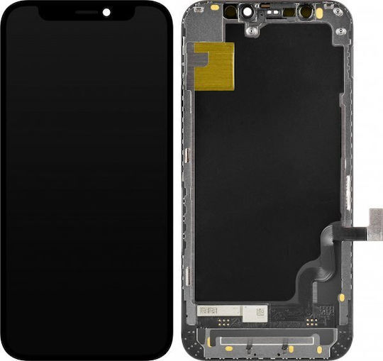 Ecran cu Mecanism Tactil pentru Apple iPhone 12 Mini Negru