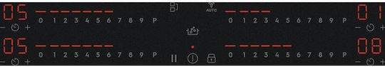 Electrolux Induction Cooktop Autonomous with Lock Mode 78x52cm