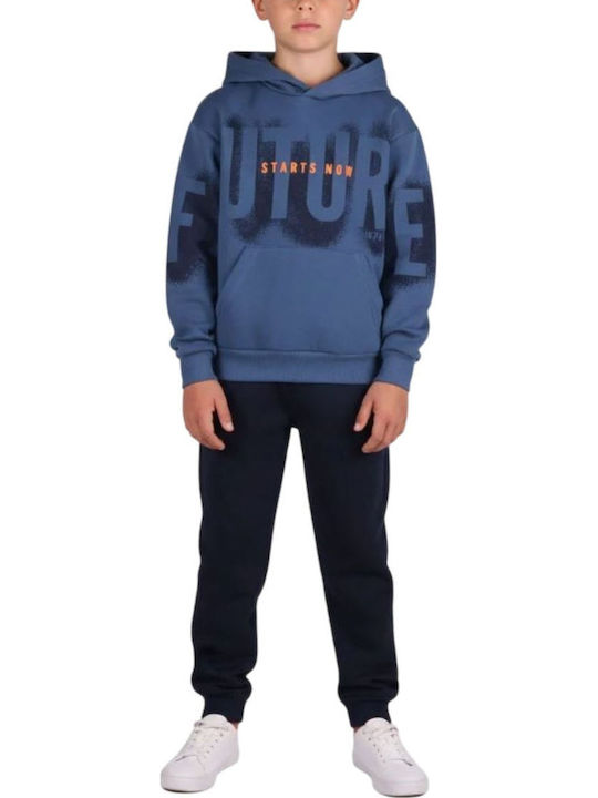 Kids Sweatpants Set Blue