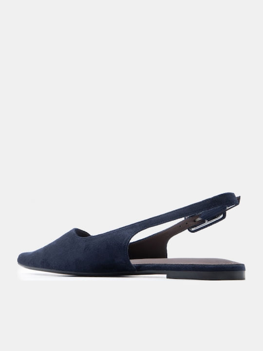 Pointed Toe Heels Navy Blue