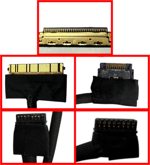 Screen Flex Cable for Laptop Lenovo 300w Yoga Gen 4 82vn 82vm 300w 2-in-1 Gen 5 83lf 83lg