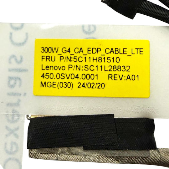 Screen Flex Cable for Laptop Lenovo 300w Yoga Gen 4 82vn 82vm 300w 2-in-1 Gen 5 83lf 83lg