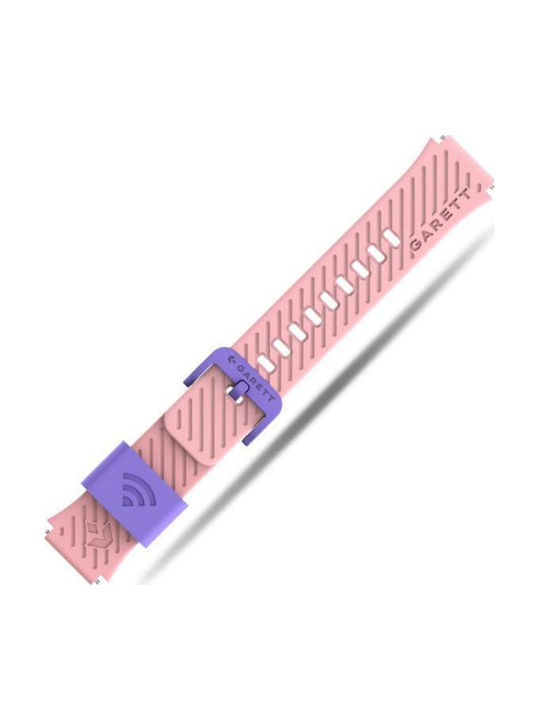 Garett Καουτσούκ Λουράκι Ροζ 18mm Garett Καουτσούκ Λουράκι Ροζ 18mm