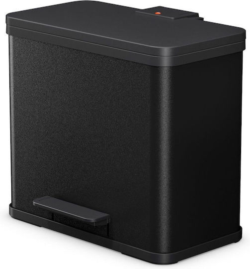 Hailo Plastic Waste Bin with Pedal Black 26lt Hailo Plastic Waste Bin with Pedal Black 26lt