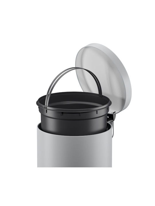 Hailo Waste Bin Plastic with Pedal Grey 20lt