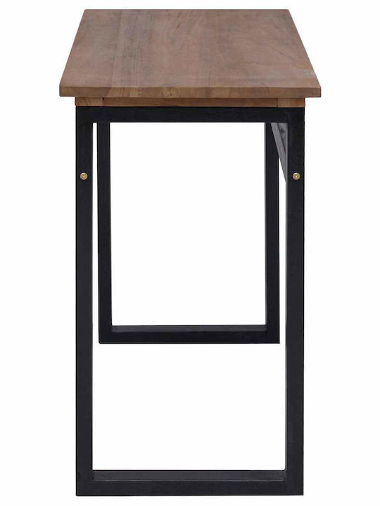 Solid Wood Desk Natural 100x45x75cm