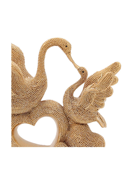 Keskor Decorative Polyresin Swan 18x11x18cm