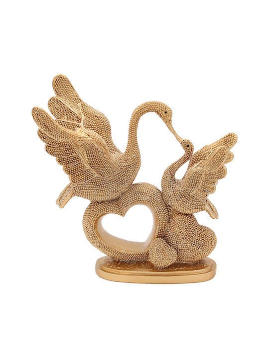 Keskor Decorative Polyresin Swan 18x11x18cm
