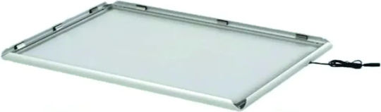 Illuminated Wall Picture Frame Metallic Illuminated Wall Picture Frame Metallic