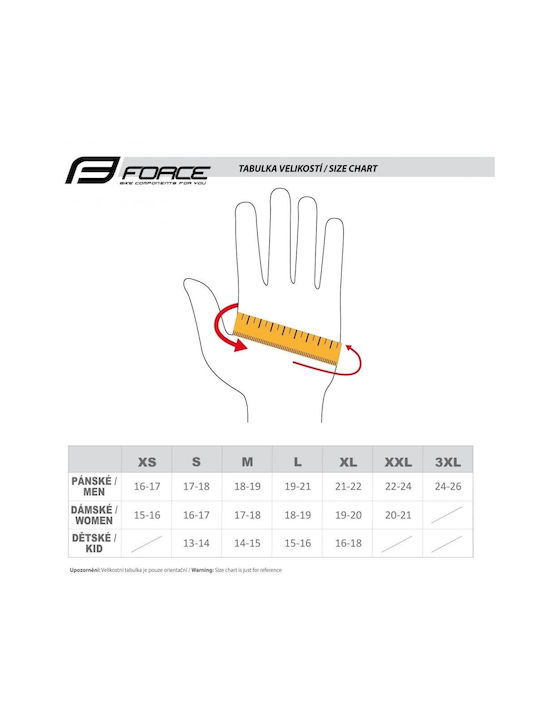Force Shade Half Finger Cycling Gloves Adults Blue