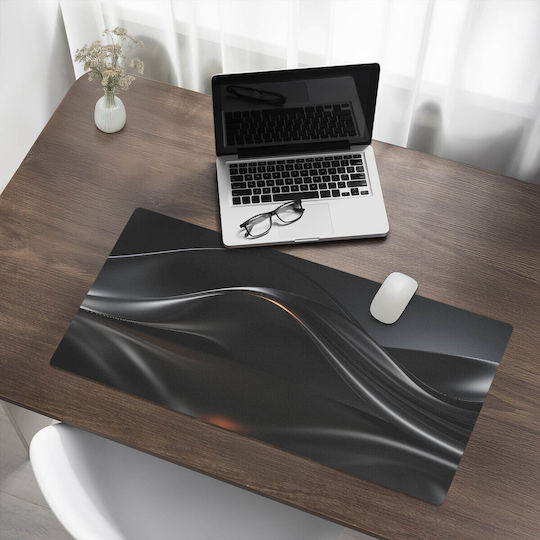 Vinyl Protective Desk Pad Companies Offices Wavy Reflections 90x45 Cm
