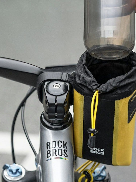 Rockbros Чанта за кормилото на велосипед 1 л Жълта