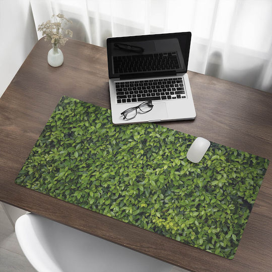 Non-Slip Decorative Vinyl Rug Green Wall Sheet 100x50 Cm