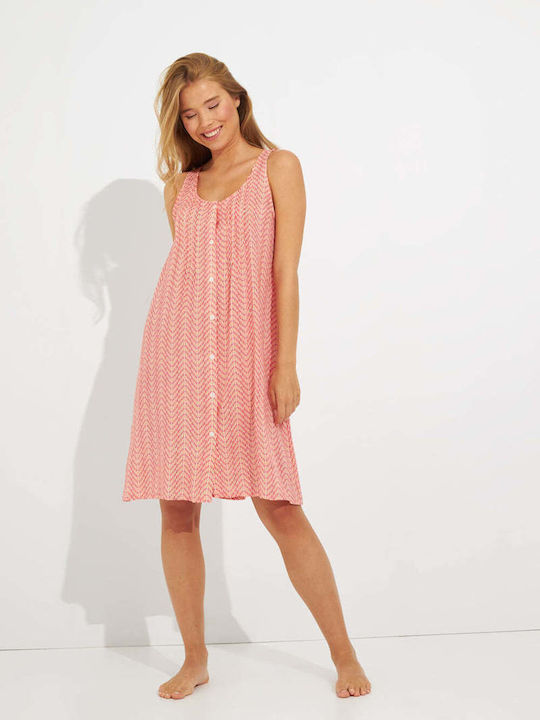 Summer Mini Shirt Dress Dress Pink