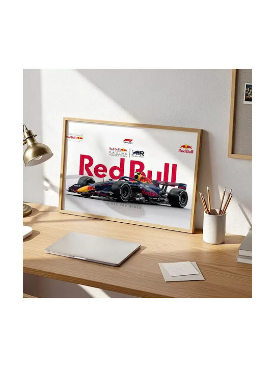 Poster Formula1 Red Bull Racing F065 21cm X 30cm Premium Μαύρο Ξύλινο Κάδρο-71701pd158745f55323