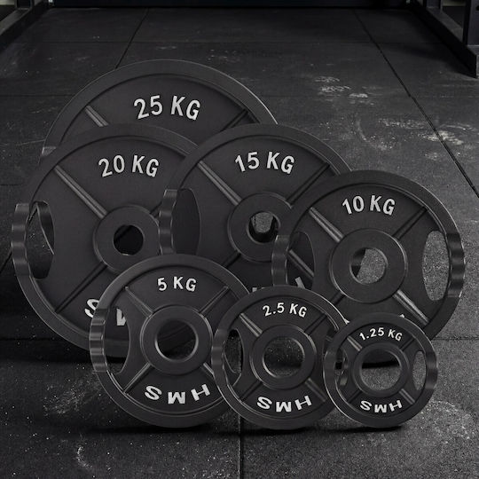 HMS Strength Training Plate 1 x 20kg Ø51mm With Handles