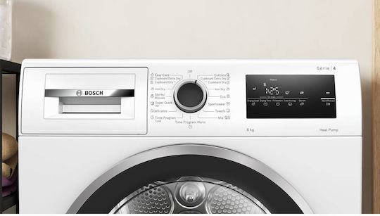 Bosch WTH8520BBY Στεγνωτήριο 8kg με Αντλία Θερμότητας
