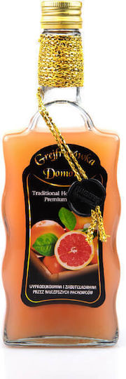 Dekorierte Wein-/Getränkeflasche Welle 500ml Hausgemachter Grapefruit 0.5l