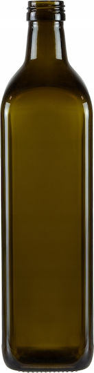 Μπουκάλι Marasca Square Olive 750ml Βάμματα Ελαιολάδου Γυάλινο Μπουκάλι