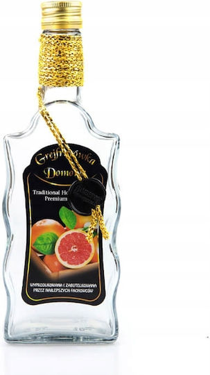 Διακοσμητικό Κυματιστό Μπουκάλι 500ml Σπιτικο Γκρεϊπφρουτ