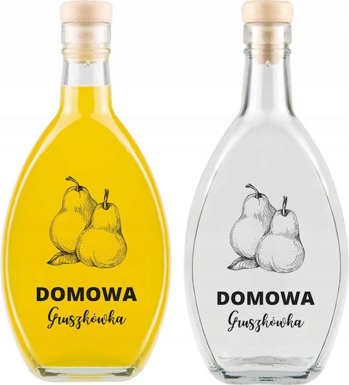 Bimberek Wein-/Getränkeflaschen Elipsa 500ml Druck Selbstgemachte Birne