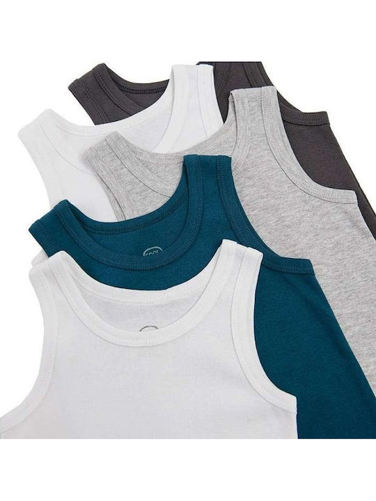 Cool Club Set Kids Undershirts 5 Pieces Multicolour