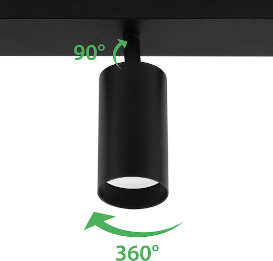 Ceiling Spot Light Tuba Spotlight Halogen Angled 2x GU10 Tabula Lumiled