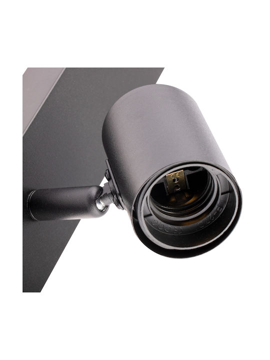 Decken- und Wandleuchte Spot Tuba Reflex Halogen 3x E27 Glas Lumiled