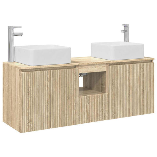vidaXL Dulap de baie fără lavoar M53xA35xÎ63cm Stejar Sonoma vidaXL Dulap de baie fără lavoar M53xA35xÎ63cm Stejar Sonoma