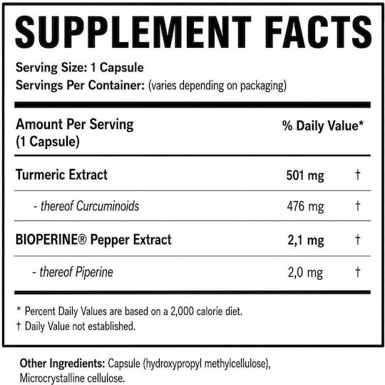 AllNutrition Curcuma Extract 120 Turmeric Capsules