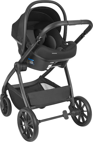 Kikka Boo Modena Reversible 2 in 1 Baby Stroller Suitable for Newborn Grey