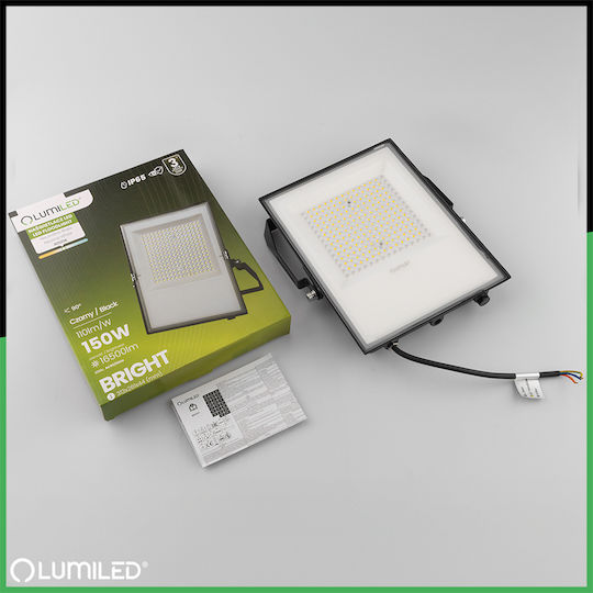 Proiector LED Luminos de Exterior Impermeabil 150w 16500lm 4000k Lumiled