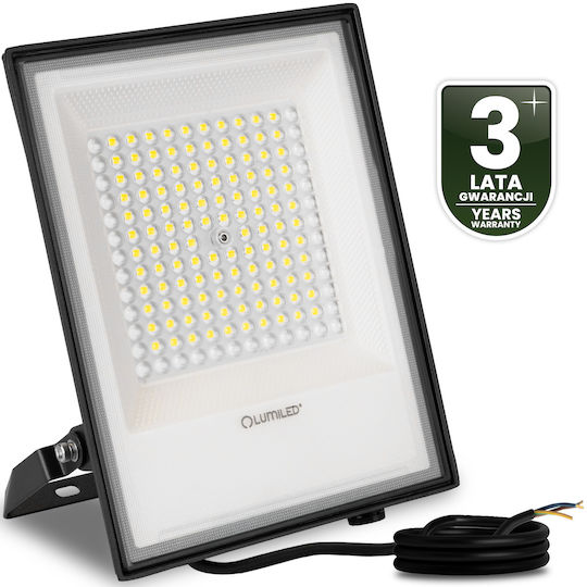 Φωτεινός Προβολέας Led Εξωτερικού Χώρου 100w 11000lm 4000k Αδιάβροχος Ip65 Lumiled