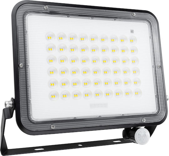 Solar LED Halogen Flood Light 200W Garden Lamp 4000K IP65 PIR Motion Sensor + Remote Control Fulgor Lumiled