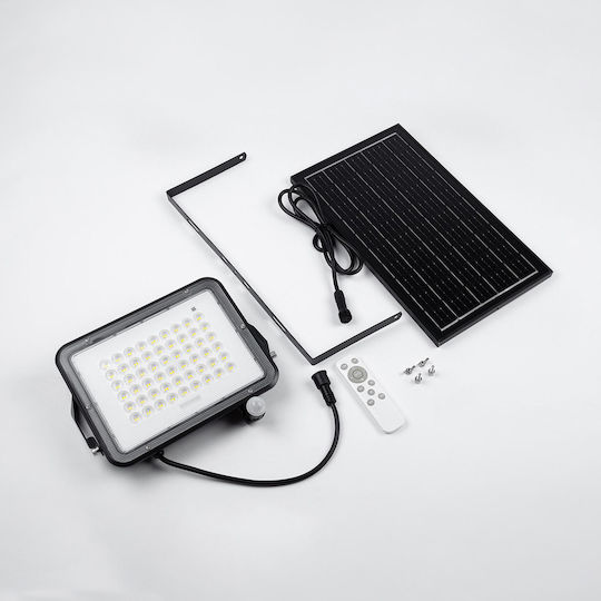 Solar LED Halogen Flood Light 200W Garden Lamp 4000K IP65 PIR Motion Sensor + Remote Control Fulgor Lumiled