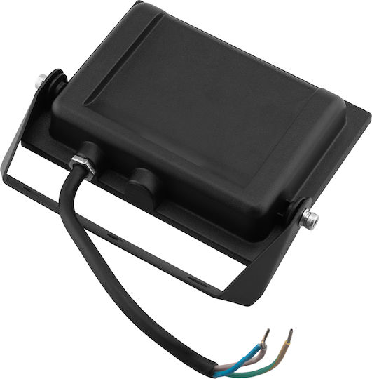 Προβολέας Led Zuna2 30w 2700lm 6500k Ip65 Μαύρος Φωσφορικός