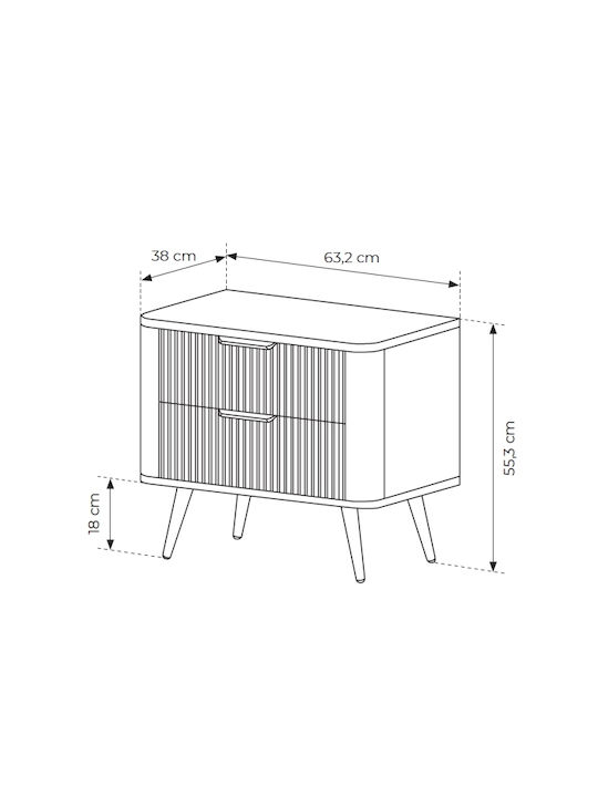Σετ Κρεβατοκάμαρας Μπεζ 160x200εκ. 3τμχ
