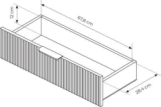 LH Home Furniture Σετ Schlafzimmermöbel-Länge 160x200cm Μπεζ 4 Stück