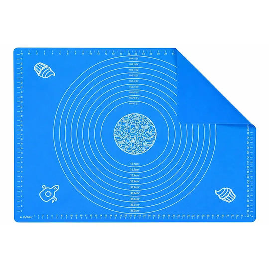 Silicone Pastry Mat 50 x 40 cm Non-Stick With Measuring Guides