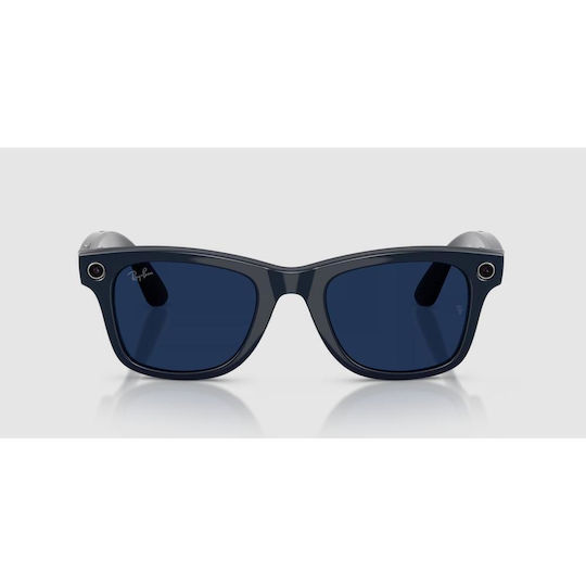 Ray-Ban Ochelari Inteligenți Ray-Ban Meta Wayfarer Gen 2 Rw4012 6628mf Mărimea M 50-22 Wi-fi 6 Bluetooth Cameră Înregistrare Video Asistent Vocal 32gb Flash Lentile Transition Transparent Albastru