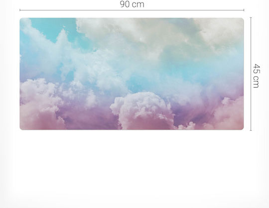 Διακοσμητικό Τραπεζομάντιλο Premium Print Pastel Clouds 90x45 Εκ