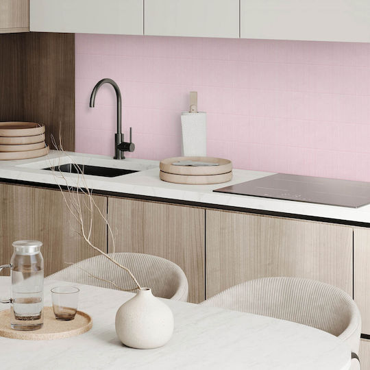 Vinyl Tile Set Kitchen Or Bathroom Decoration Thin Vertical Tiles 4x50x50 Cm