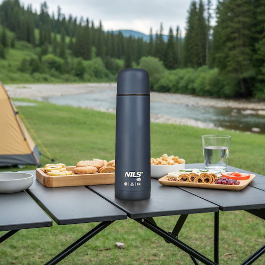 Nils Thermos Bottle Stainless Steel BPA Free 500ml Nils Camp Blue