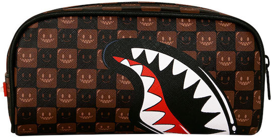 Sprayground Sharks In Paris Grin And Grind Pencil Case Cylinder Sharks In Paris Grin Grind