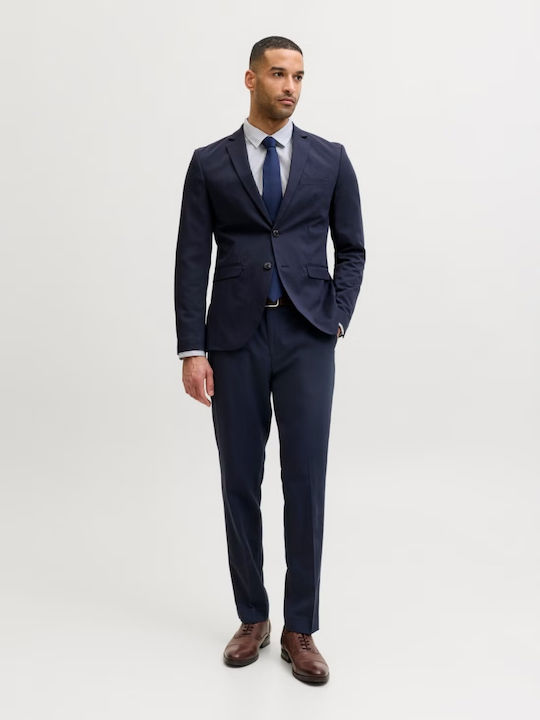 Мъжко сако с тясна кройка Dark Navy