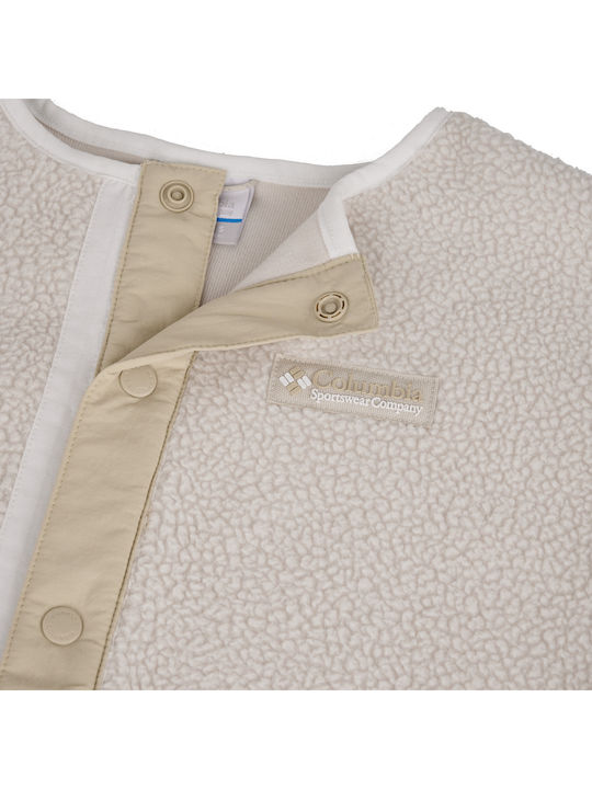 Cardigan pentru copii Fleece Bej Full