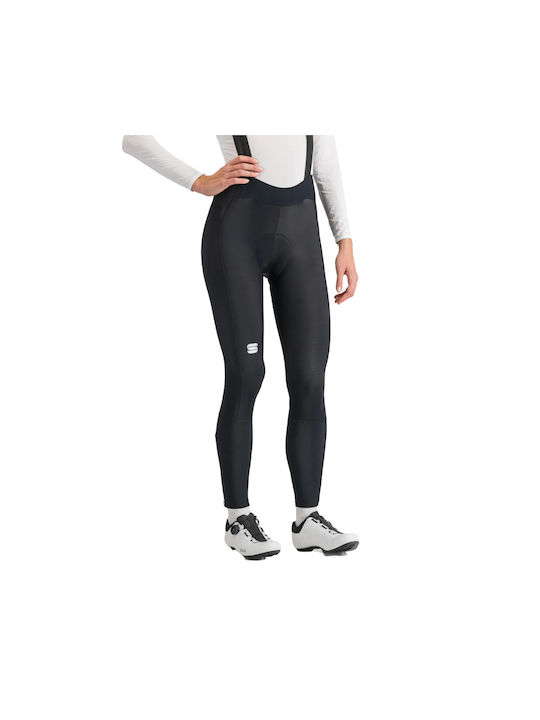 Sportful Pantaloni De Ciclism Pentru Femei Cu Bretele Negri Sportful Pantaloni De Ciclism Pentru Femei Cu Bretele Negri