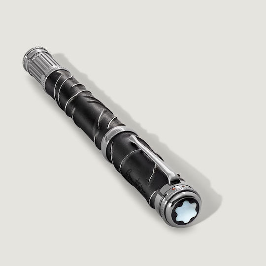 MontBlanc Edition Füllfederhalter mit Silberner Feder mit Schwarz Tintenfarbe